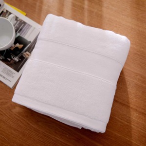 Serviette de toilette d'hôtel haut de gamme en coton épais, très absorbante, séchage rapide, serviette de bain, approvisionnement en gros OEM, serviette de toilette en coton de couleur unie - Product Image 2