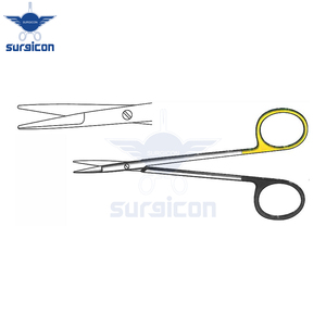 Tijeras Quirúrgicas Knapp de 12 cm / 4-3/4 Pulgadas, Rectas, con Una Hoja Serrada, Super Cut TC, de Acero Inoxidable Premium - Product Image 3