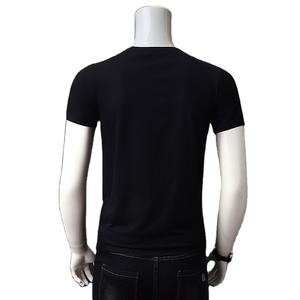 OEM Men Tee Shirt Vente de gros Plain T Shirt Polyester Tshirt Sublimation personnalisée Transfert Impression Logo Quick Dry Fit T-Shirt pour hommes - Product Image 4