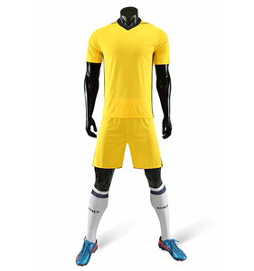 Ensemble d'entraînement de football pour hommes, de qualité supérieure, européen, à séchage rapide, maillot de foot uni pour le football - Product Image 2