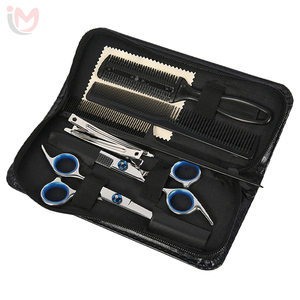 Kits de coiffure et de barbier : Ciseaux à cheveux, tondeuse, ciseaux de coupe, peigne, pinces, accessoires de barbier, ciseaux en acier inoxydable - Product Image 1