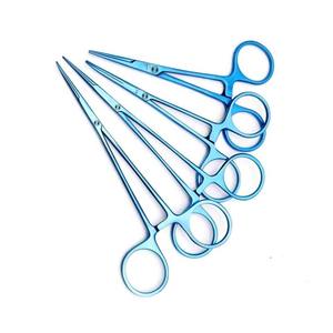Best Price 4Pcs Set Haemostatic Forceps Straight Handle Manual Class I Size 5" 5.5 Steel Surgical CE Certified BY <b>Blush</b> Surgical - Product Image 1