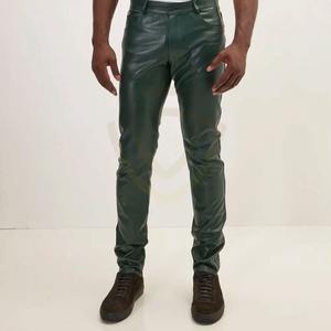 Pantalon en cuir pour homme, prix de gros, fabriqué à bas prix, imperméable et respirant, pour adultes - Product Image 4
