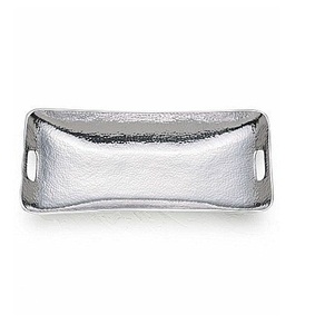 Plateau de service rectangulaire en acier inoxydable avec poignées, vente en gros, plateau alimentaire en métal pour la maison, l'hôtel et la restauration - Product Image 5