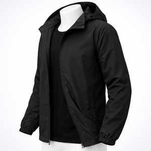 Veste de pluie légère avec capuche pour la randonnée, le golf, les voyages, veste de pluie pliable pour homme, imperméable - Product Image 3