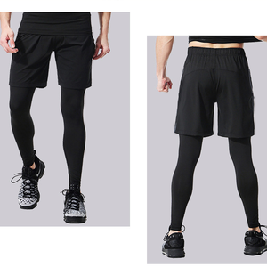 Leggings de Compresión para Hombre, Secado Rápido, Resistentes al Agua, Spandex, Nailon, para Gimnasio, Deportes, Entrenamiento - Product Image 3