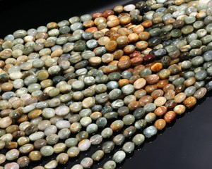 Cuentas de piedras preciosas sueltas ovaladas de ojo de gato natural para la fabricación de joyería, diseño DIY, joyería para mujer, precio de fabricante al por mayor. - Product Image 2