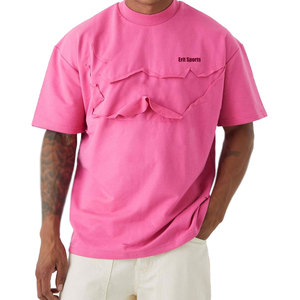 Chemises pour hommes en coton 100% respirant, design unique, style personnalisé, couleur unie, en stock, respectueuses de l'environnement, à manches courtes - Product Image 1