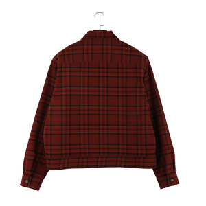 Wholesale High Quality Mens <b>Flannel</b> Shirt <b>Jacket</b> With Hoodie Casual Plaid Heavyweight Winter - Product Image 5