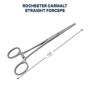 High Precision Rochester Carmalt Hemostat Forceps Surgical Clamp Locking <b>Grip</b> Instrument Medical Equipment ISO Approved - Product Image 2