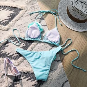 Traje de Baño Deportivo Personalizado de Alta Calidad, Bikini de Talla Grande, Traje de Baño de Lujo de 2 Piezas para Mujer - Product Image 5