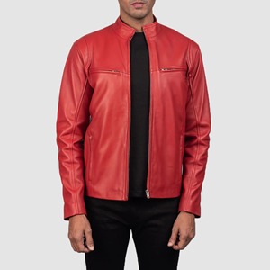 Nouvelle veste en cuir véritable pour hommes, automne-hiver, authentique - Product Image 2