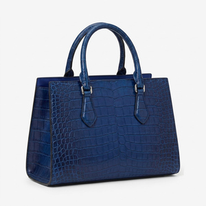 Sac à main en cuir gaufré crocodile avec poche pour téléphone portable et poignée supérieure amovible, idéal pour le travail, sac tendance - Product Image 5