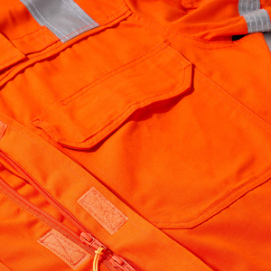 Custom Hi Visibility Safety Coverall Premium Denim Workwear Construction Security Personnel Reflective Waterproof - Product Image 4