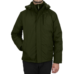 Parka d'hiver unisexe pour homme de haute qualité, coupe-vent, à capuche, ample, avec isolation épaisse, imperméable, style streetwear, longue - Product Image 2