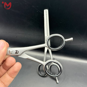Ciseaux professionnels pour la coupe des cheveux, lame en acier inoxydable, 32 dents, manche moyen, pour droitiers, usage en salon - Product Image 2
