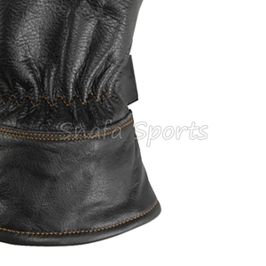 Gants de ski thermiques d'hiver pour la course sur neige en plein air, mitaines de ski en cuir coupe-vent, gants de snowboard de haute qualité avec logo personnalisé - Product Image 6