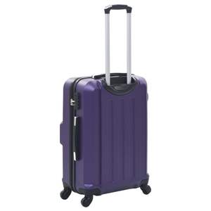 Ensemble de valises rigides en ABS violet, collection de bagages 3 pièces - Product Image 4