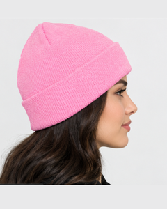 Gorro de Punto Holgado para Mujer, Suave, 100% Poliéster, Diseño con Lazo y Puño, Moderno, Bonito y Térmico para Invierno - Product Image 5