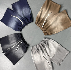 Shorts en toile épaisse pour homme, nouvelle collection printemps-été, coupe ample, taille élastique, décontracté - Product Image 3