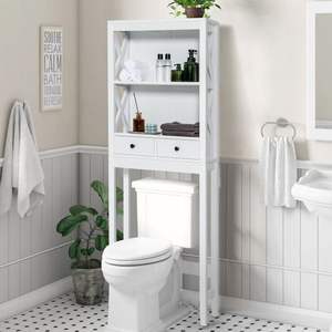 Estante de almacenamiento organizador de baño con cajones ahorrador de espacio para inodoro - Product Image 5