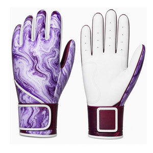 Durable Men Baseball Batting Gloves Adjustable Wrist Closure Comfortable Grip Gloves For Baseball And Softball Player - Product Image 1