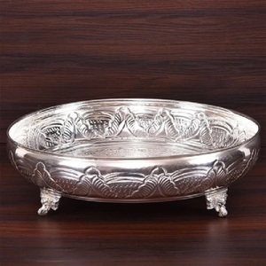 Modern Design Metal Meshwire <b>Hamper</b> Shagun <b>Basket</b> Handle Eco-Friendly Customized Color <b>for</b> Packing Serving Fruits Sweets Gifts - Product Image 6