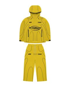 Chándal Unisex con Capucha, Manga Larga, Color Sólido, Deportivo, de Secado Rápido, Poliéster, Ropa de Invierno para Adultos, Corte Regular, Cierre con Cordón - Product Image 2