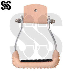 Estribos Premium para Caballo Western de Acero Suave, Acero Inoxidable Cromado, Equipo de Equitación SHER SONS SPORTS SSS-WS-4207 - Product Image 2
