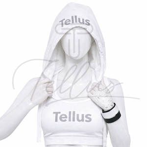 Nouveau style tendance, sweat à capuche court respirant pour femme, couleur unie personnalisable, décontracté, en polyester/coton - Product Image 4