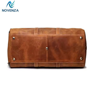 Bolso de cuero duradero con gran capacidad de almacenamiento, costuras resistentes, asas fuertes, múltiples bolsillos y correa de hombro ajustable. - Product Image 2