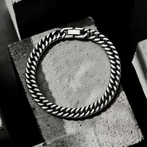 Bracelet hip hop Miami cubain 8 mm plaqué or, style punk unisexe, acier inoxydable, moissanite, bracelets tendance - Product Image 6