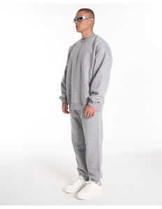 Ropa Personalizada al por Mayor para Hombre, Corte Regular, 100% Algodón, Gris Jaspeado, con Capucha, Cintura Elástica, Secado Rápido, Resistente al Viento, Sólido - Product Image 4