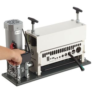 Attrezzatura per Produzione Cavi: Spelacavi Automatico a 11 Canali per Cavi in Rame 0.06-1.57 pollici, 370W, Strumento Manuale per Spellatura Fili - Product Image 3