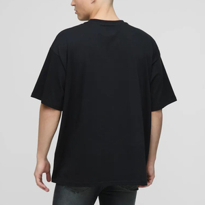 Nouveaux T-shirts Homme Oversize Tendance à Épaules Tombantes Col Rond Manches Courtes Coupe Ample 100% Coton Grande Taille en Jersey - Product Image 2