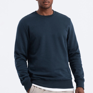 Wholesale Crew Neck Pullover Blank Heavyweight 100% Cotton Custom Logo Embroidered Crewneck Oversized Men <b>Sweatshirt</b> - Product Image 1