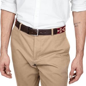 Ceinture en cuir tressée à la main avec motif, pour femme, boucle à ardillon réglable, prix de gros - Product Image 3