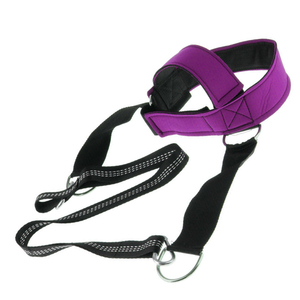 New Arrival Heavy Duty Durable Steel Neoprene <b>Head</b> Harness Adjustable Soft Breathable Lightweight <b>Training</b> Weightlifting Gym - Product Image 1