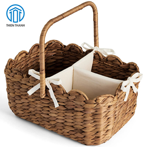 Handmade Wicker Bunny Storage Basket Decorative Rabbit <b>Toy</b> Basket Kids Nursery <b>Organizer</b> Wholesale Manufacturer - Product Image 3