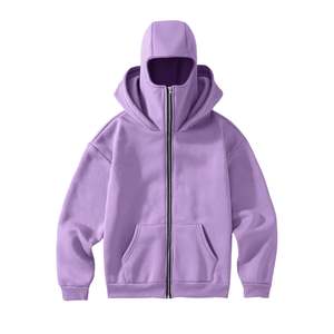 Sudadera con capucha doble extragrande OEM, de algodón 100% grueso, estilo urbano, para hombre, de alta calidad, premium. - Product Image 3