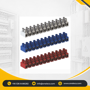 Conector de Barra de Terminales de Plástico OnElecs Tipo Turco - Bloque de Barrera Eléctrica Resistente al Calor para Conexión de Cables - Product Image 6