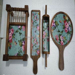 Cuencos de Madera Ecológicos de Lujo Hechos a Mano para el Hogar y la Cocina, Exportados por K S de Maharashtra, Madera de Mango - Product Image 4