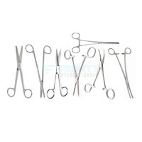 Nouveaux ensembles d'instruments chirurgicaux en acier inoxydable, couleur personnalisée, manuels, réutilisables, légers, pour la chirurgie générale