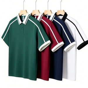 Camisetas de Marca para Hombre, Polo de Manga Corta, Ligero, con Rayas, Marca de Moda Popular en Internet, Nuevo Modelo - Product Image 5