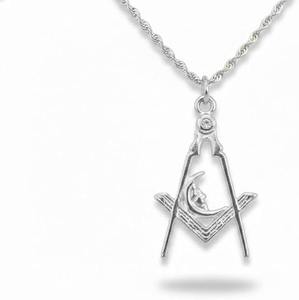 Joyería para el cuello de oficiales de la Logia Azul Masónica - Juego de 12 en material plateado, tipo de metal latón. - Product Image 6