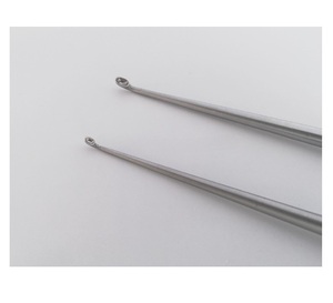 Curette recte à une extrémité, curette Buck Ear droite et aiguisée, taille personnalisée, instruments en acier inoxydable de qualité médicale, ensemble d'instruments - Product Image 2