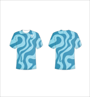 T-shirt vert pour homme à imprimé intégral, manches courtes, col rond, haut décontracté avec options d'imprimés abstraits et camouflage