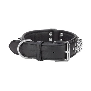 High Quality Customizable Leather <b>Dog</b> <b>Collar</b> Luxury Braided Pet <b>Collar</b> Lace Soft Padding Hot Selling Adjustable for <b>Dogs</b> - Product Image 2