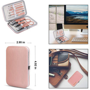 10 Pieces Stainless Steel Luxurious Manicure & Pedicure <b>Set</b> Professional Customized Tools Kit - Product Image 5