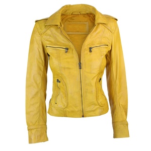 2025 vestes pour femmes vêtements de mode vestes en cuir véritable pour femmes vente chaude vestes en cuir élégantes pour les femmes - Product Image 1